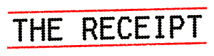 The Receipt logo